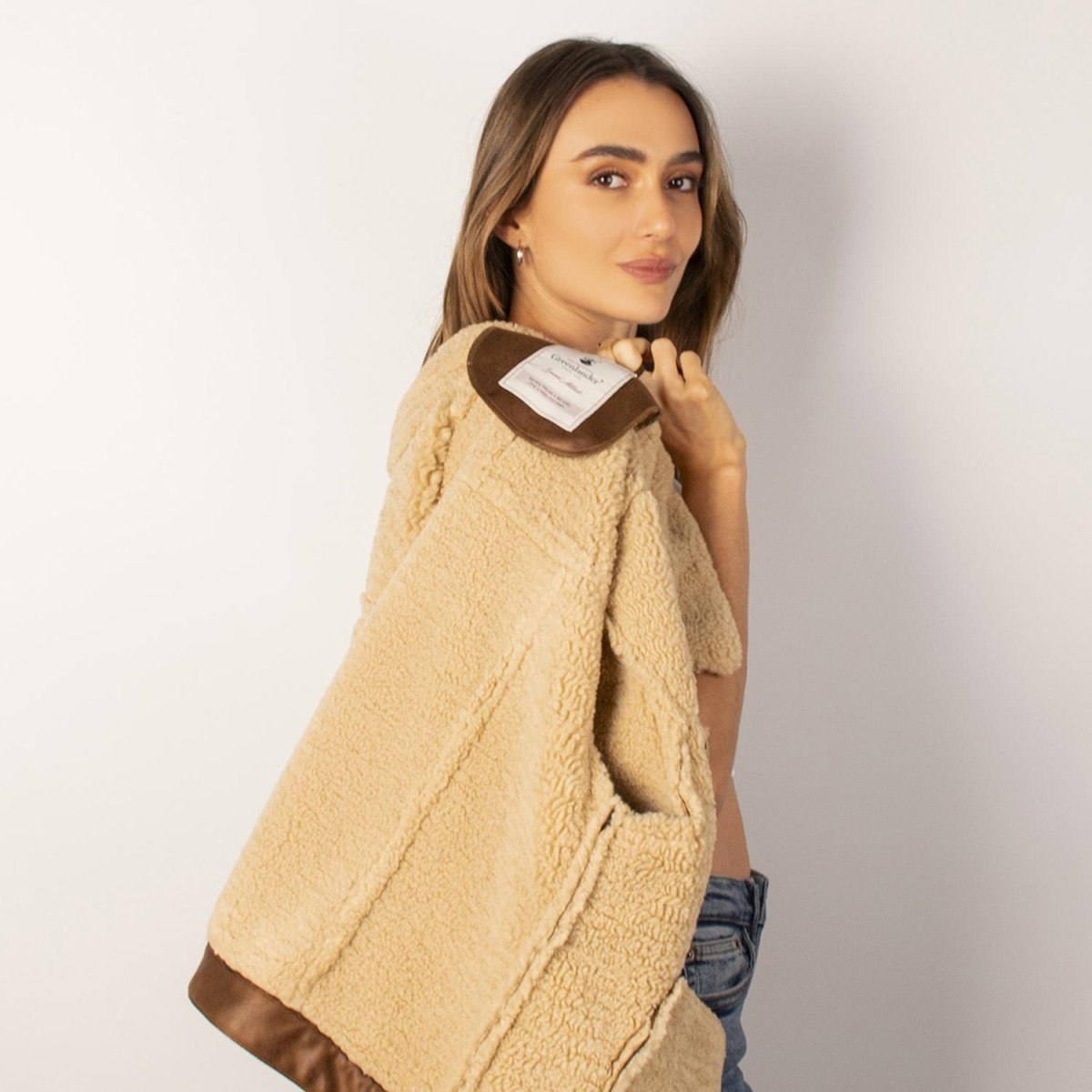 Chamarra tipo gamuza para mujer con bolsillos Greenlander - Greenlander