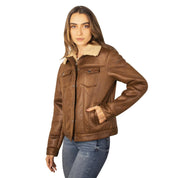 Chamarra tipo gamuza para mujer con bolsillos Greenlander - Greenlander