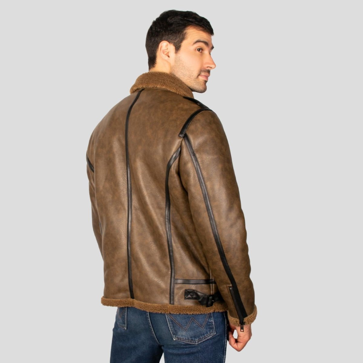 Chamarra tipo piel para hombre con bolsillos Greenlander - Greenlander