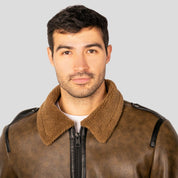 Chamarra tipo piel para hombre con bolsillos Greenlander - Greenlander