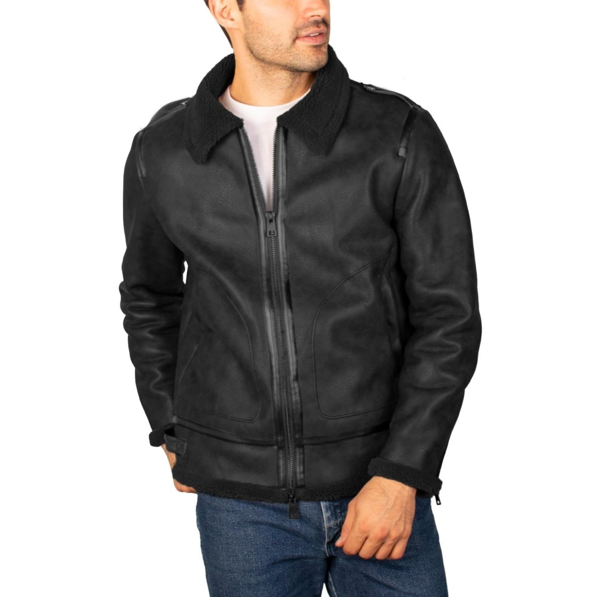 Chamarra tipo piel para hombre con bolsillos Greenlander - Greenlander