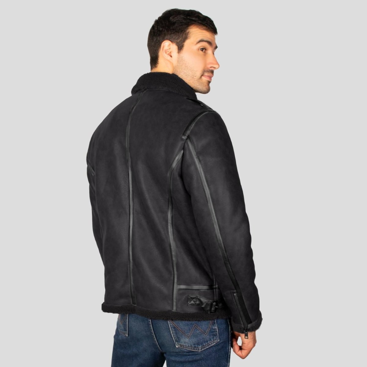 Chamarra tipo piel para hombre con bolsillos Greenlander - Greenlander