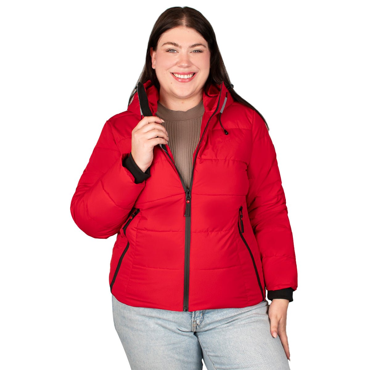 Chamarra Trendy Capitonada Mujer Plus Size - The Original Greenlander