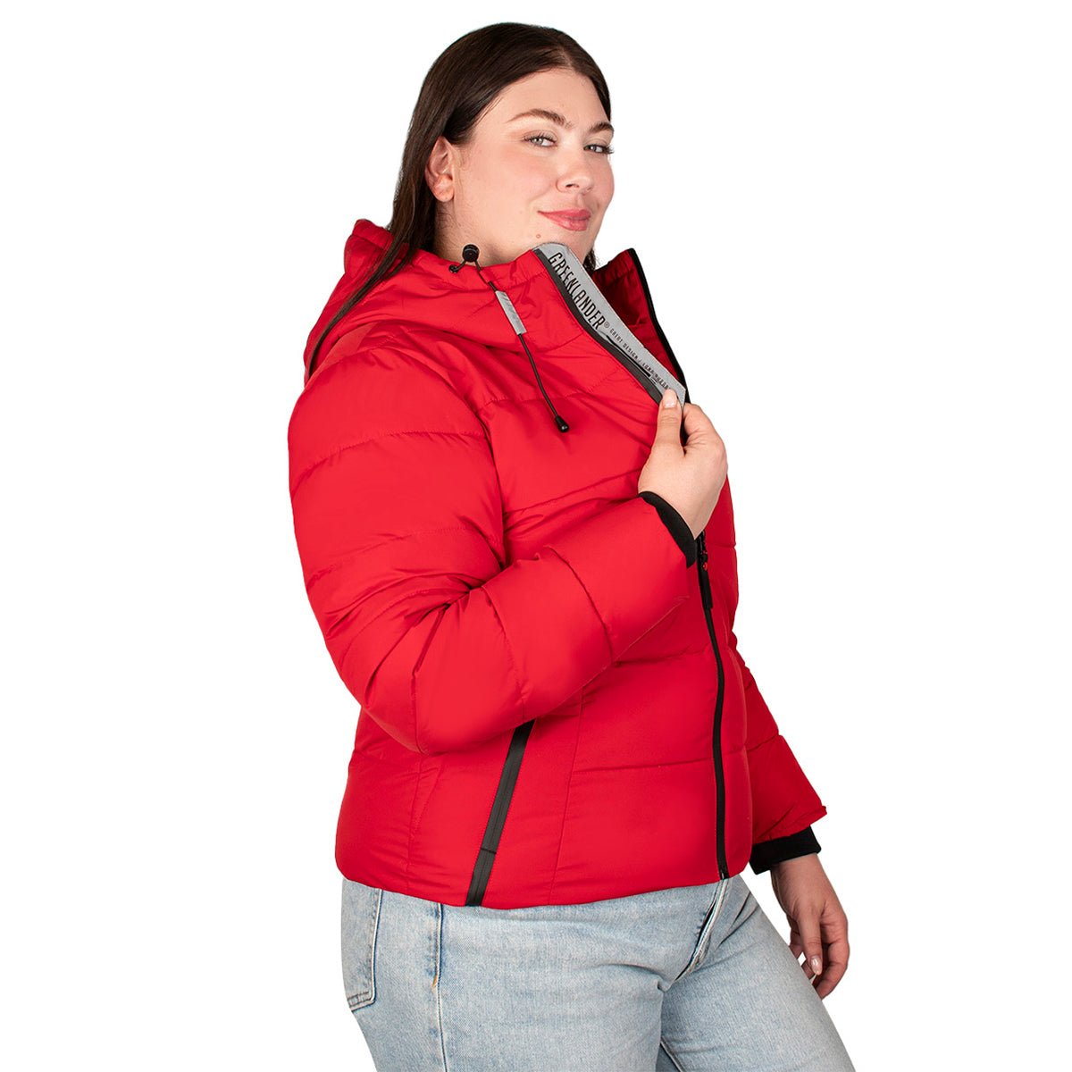 Chamarra Trendy Capitonada Mujer Plus Size - The Original Greenlander