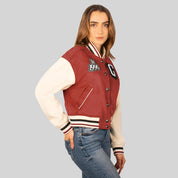 Chamarra varsity para mujer con bolsillos Greenlander - Greenlander