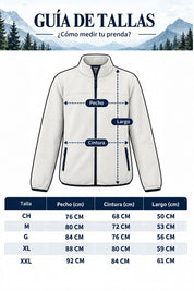 Chamarra Fleece para Niña con Cierre y Cuello Alto | Greenlander