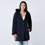 Chamarra Abrigo Fleece para Mujer con Gorro y Forro Afelpado | Greenlander