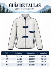 Chamarra Tipo Piel para Hombre con Cuello Borrego y Cierre | Greenlander