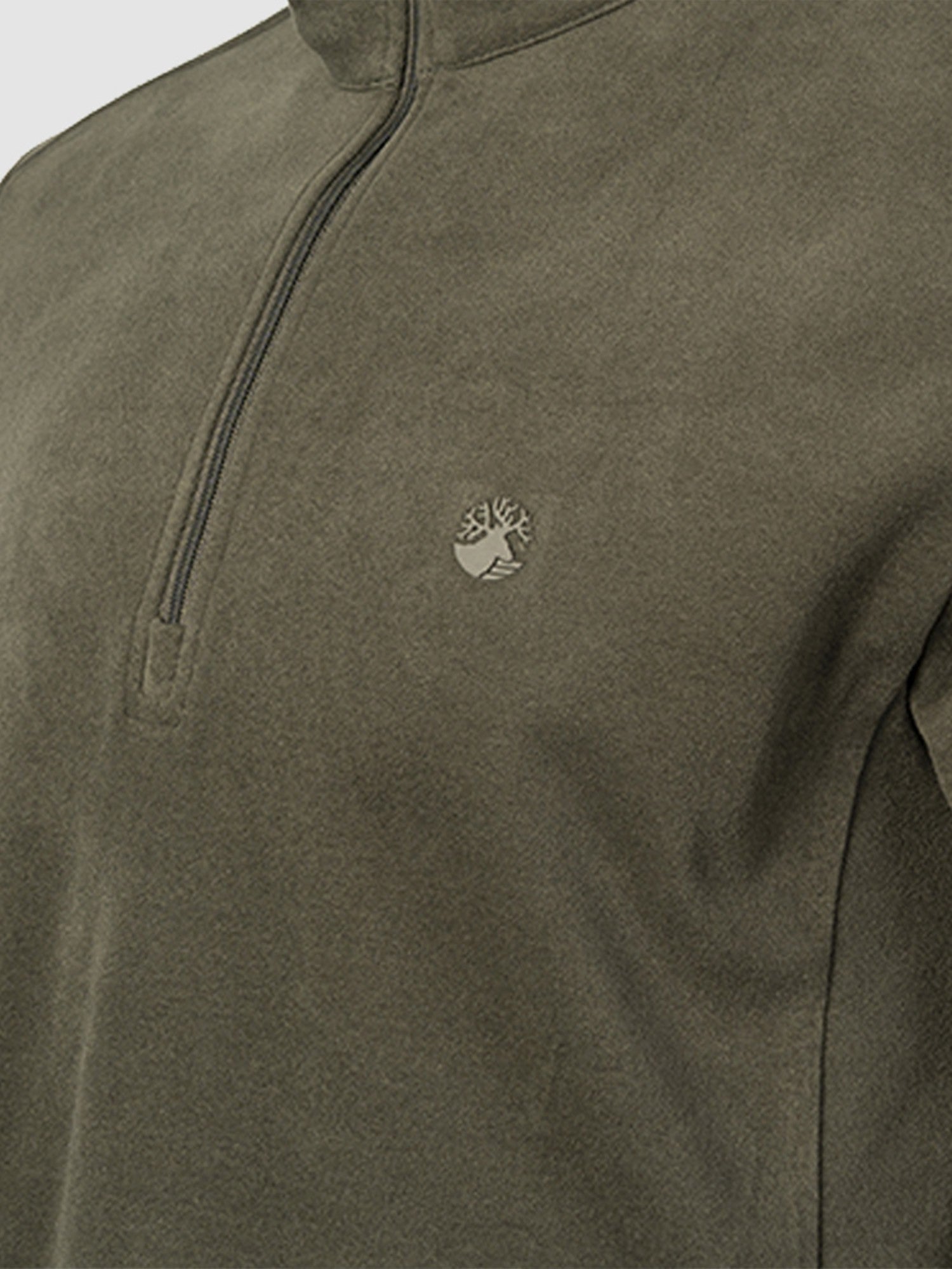 Sudadera Fleece para Hombre con Medio Cierre y Cuello Alto | Greenlander