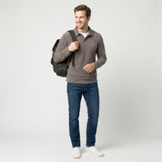 Sudadera Fleece para Hombre Manga Larga con Cuello Polo | Greenlander