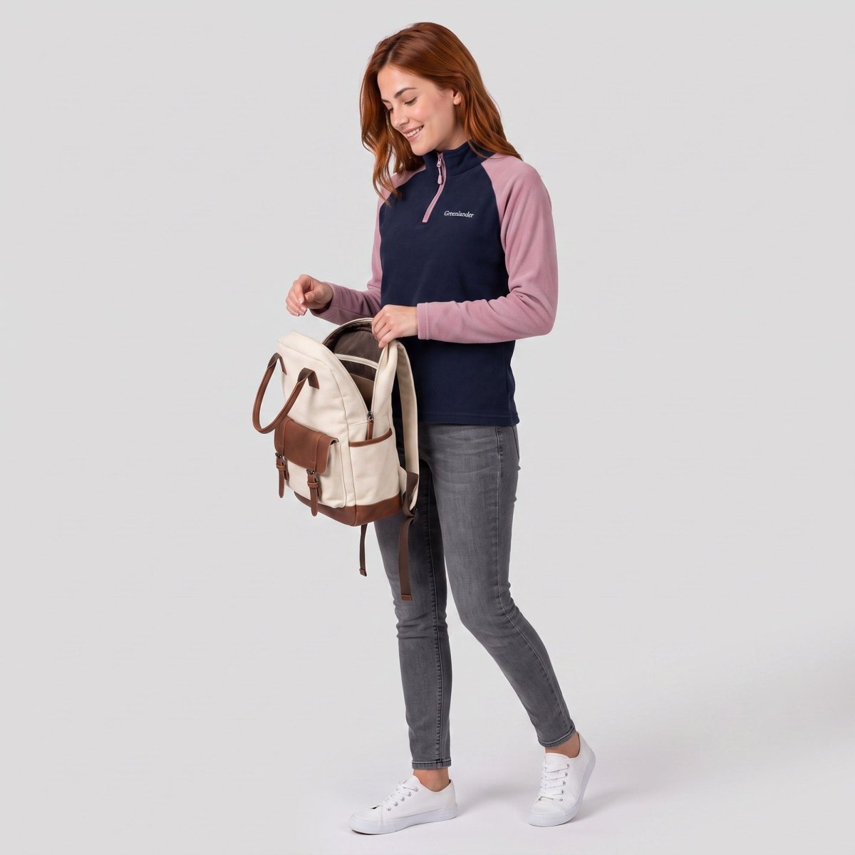 Fleece Casual para Dama Manga Larga con Cuello Alto | Greenlander México - Greenlander