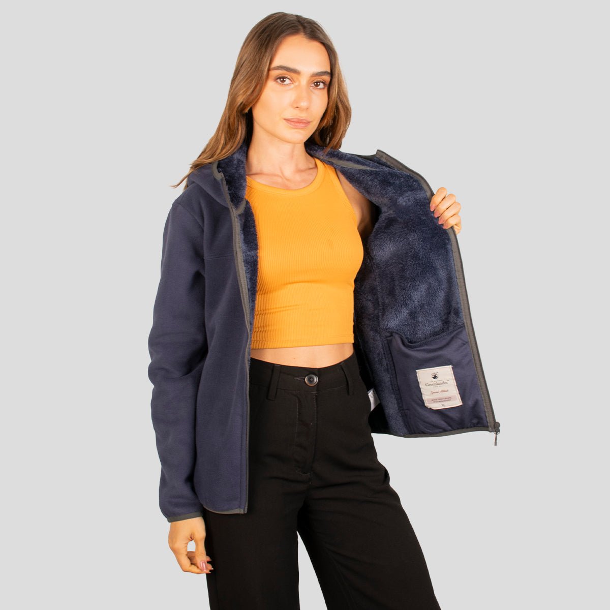 Fleece Con Fur Greenlander Para Mujer - The Original Greenlander
