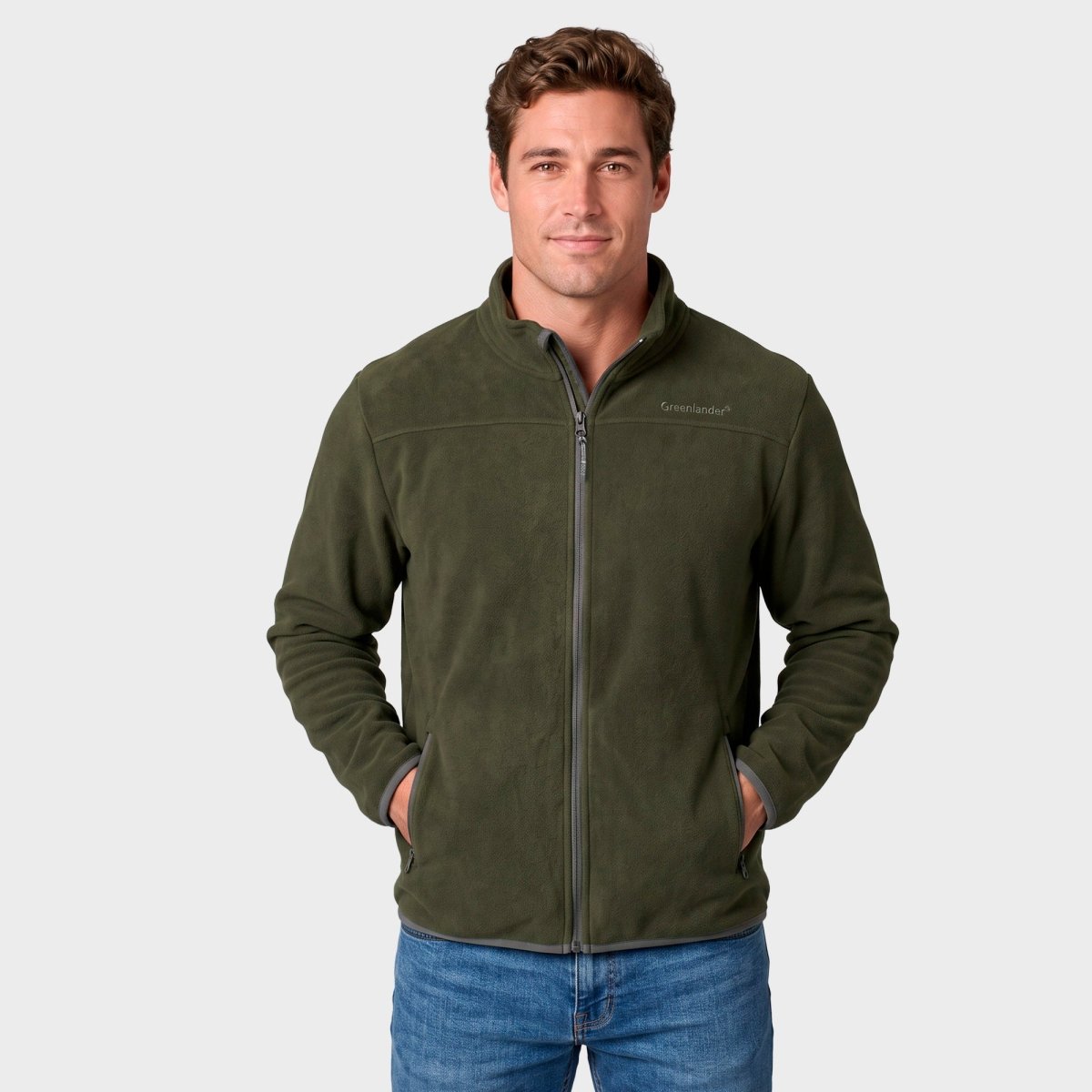 Fleece para hombre con bolsas | Greenlander México - Greenlander