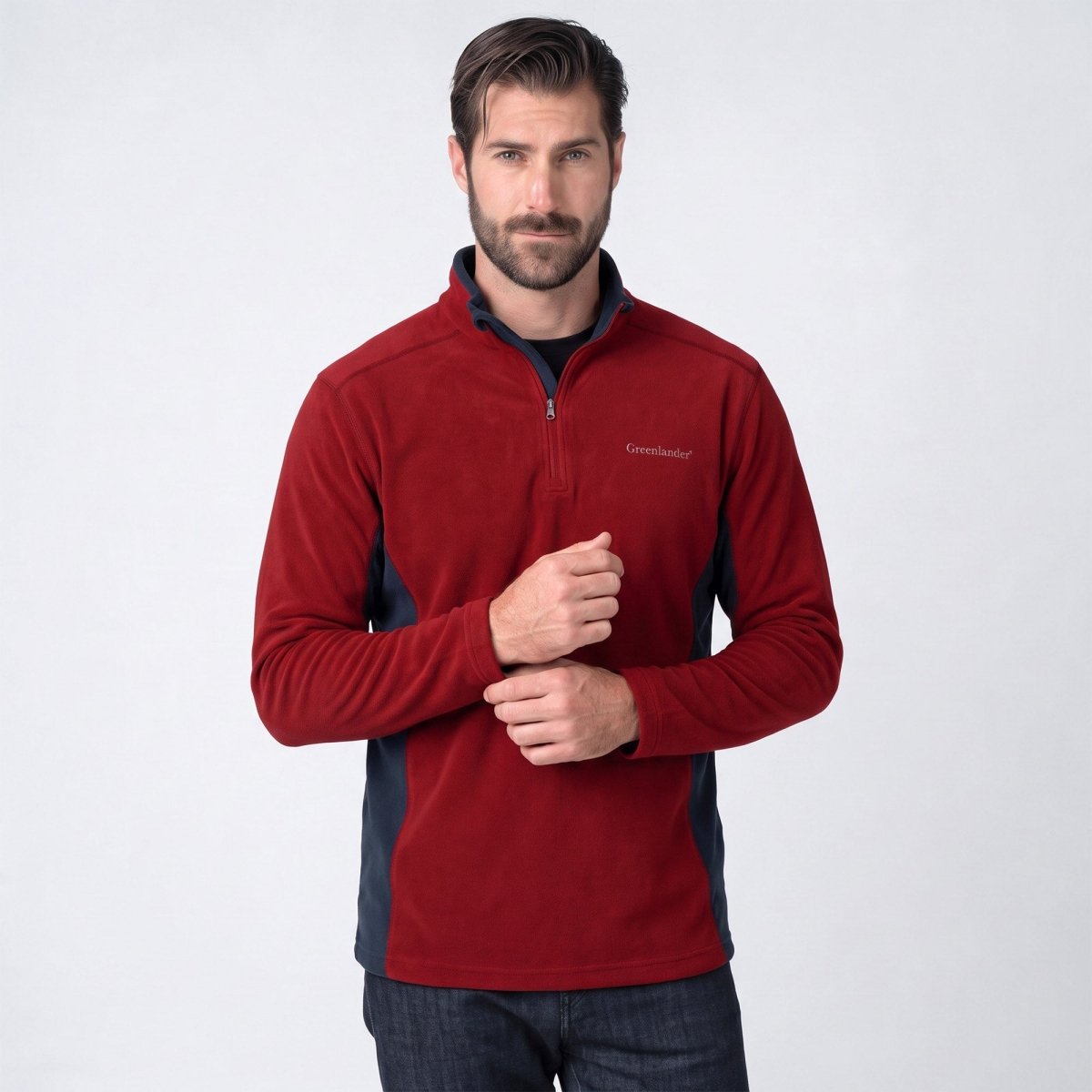 Fleece para hombre con cuello alto | Greenlander México - Greenlander