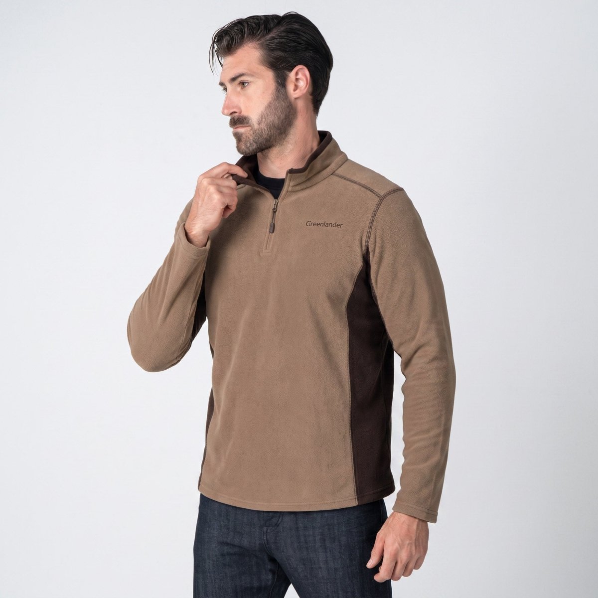 Fleece para hombre con cuello alto | Greenlander México - Greenlander