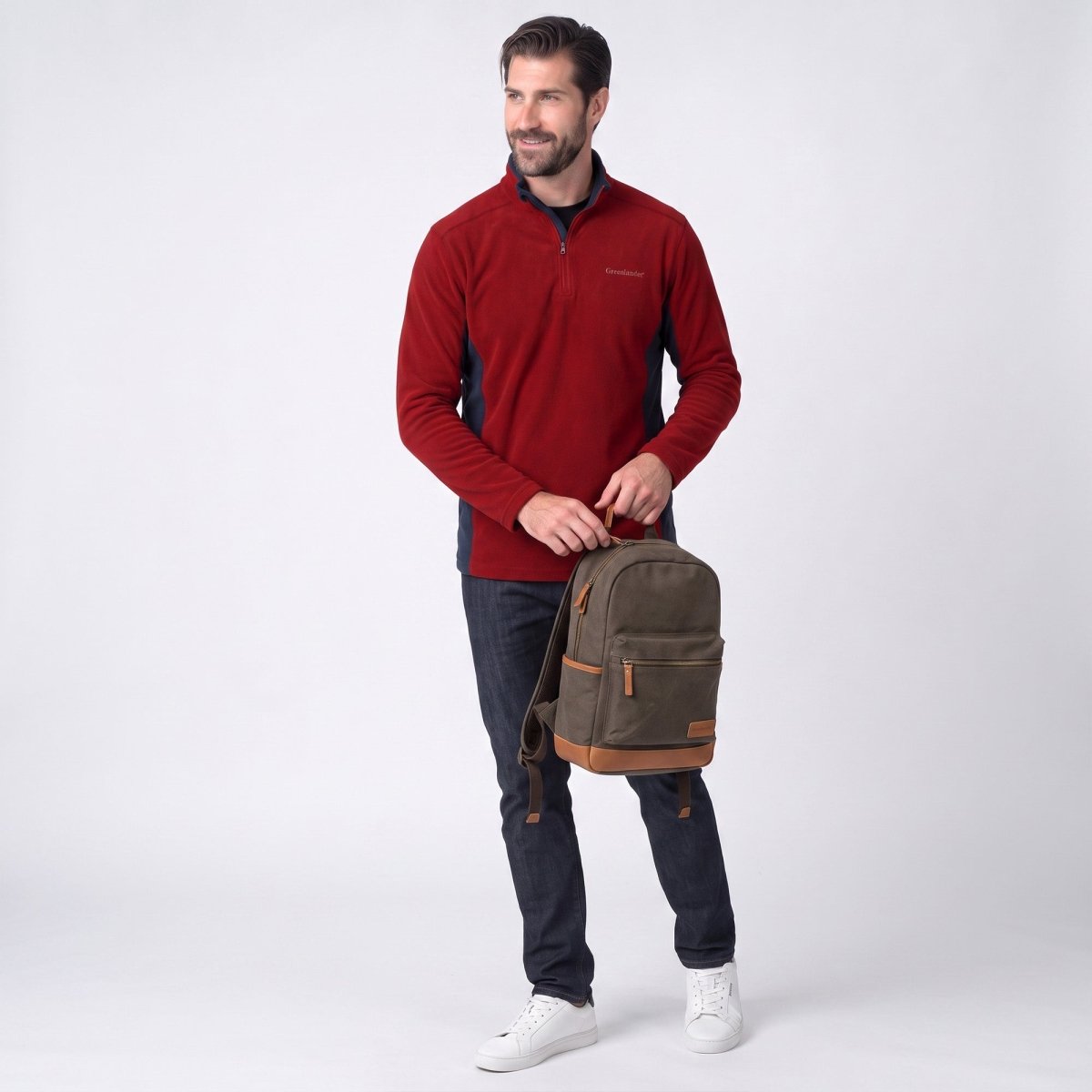 Fleece para hombre con cuello alto | Greenlander México - Greenlander
