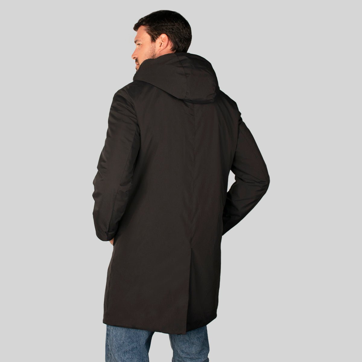 Gabardina Larga Para Hombre Con Pechera Desmontable - The Original Greenlander