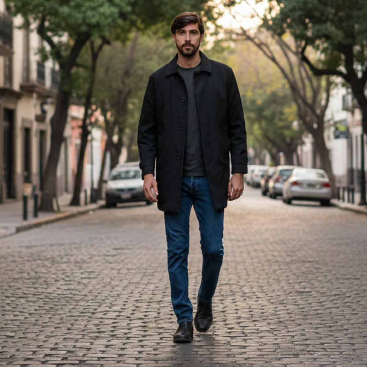 Gabardina para caballero con bolsillos Greenlander - Greenlander