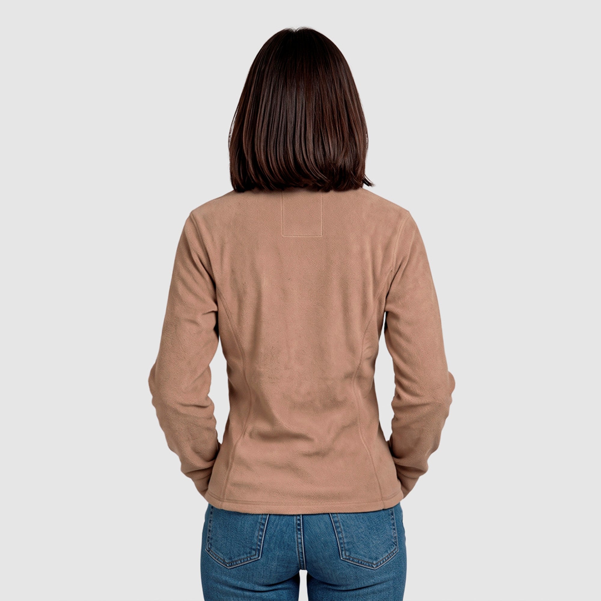 Sudadera Polar Fleece para Mujer con Cuello Alto y Medio Cierre | Greenlander