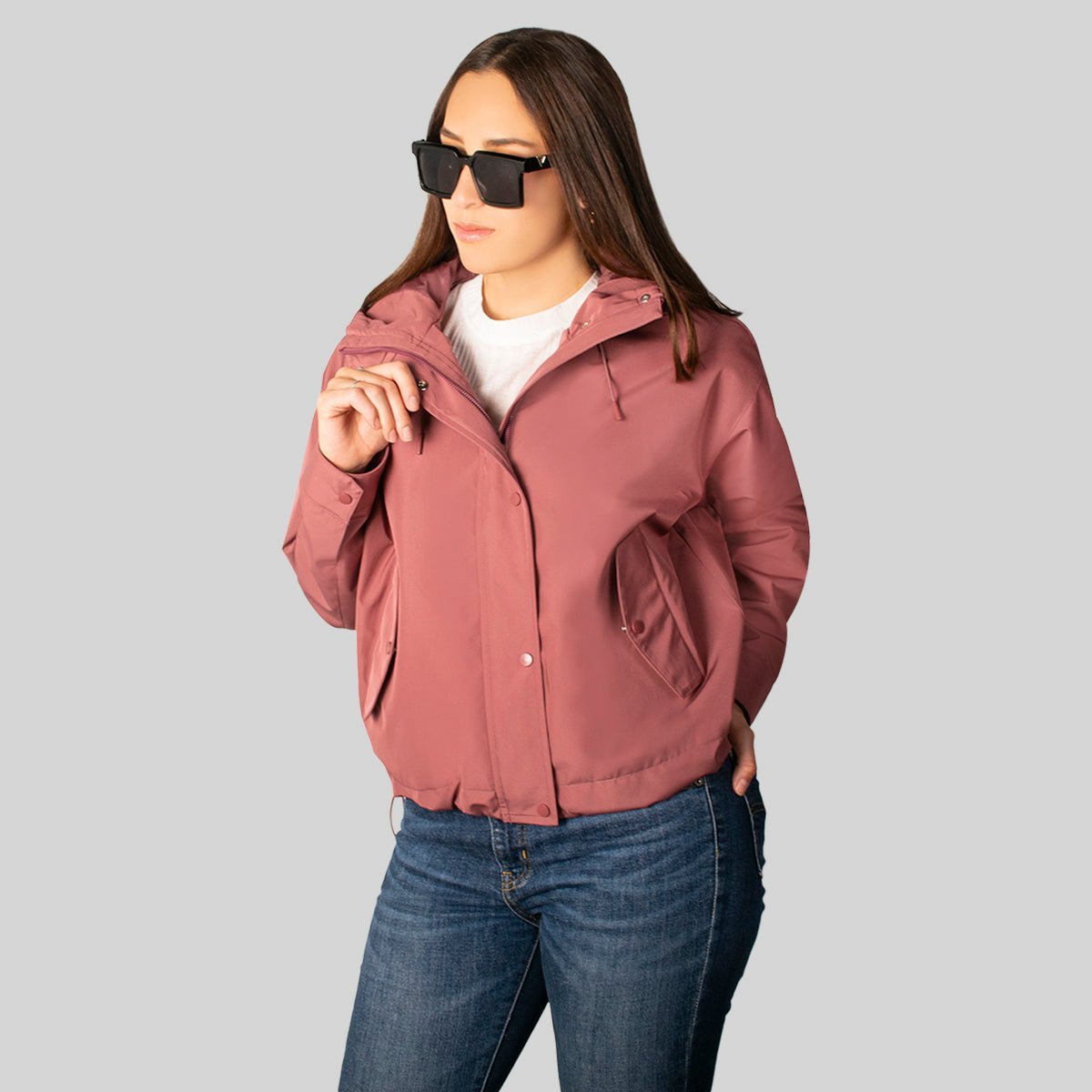 Jacket Bomber Con Gorro Fijo Greenlander Mujer - The Original Greenlander