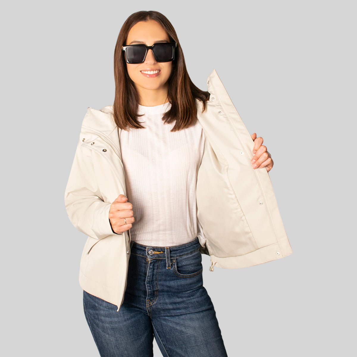 Jacket Bomber Con Gorro Fijo Greenlander Mujer - The Original Greenlander