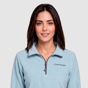 Sudadera Polar Fleece para Mujer con Cuello Alto y Medio Cierre | Greenlander