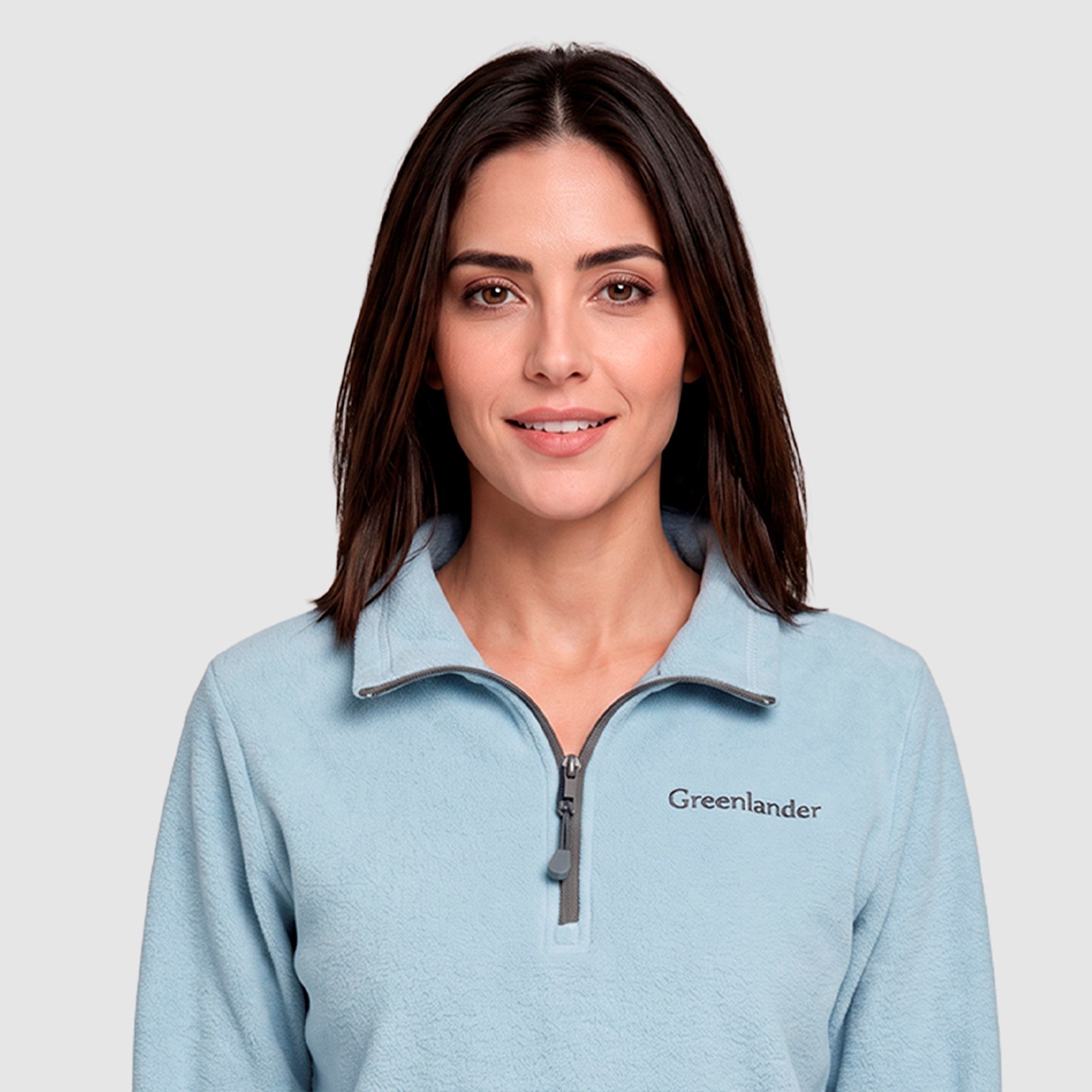 Sudadera Polar Fleece para Mujer con Cuello Alto y Medio Cierre | Greenlander