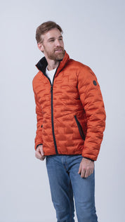 Chamarra Doblevista Capitonada Con Termo Sellado Greenlander Hombre