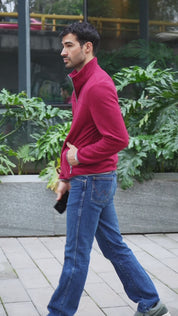 Sudadera Fleece para hombre con cuello alto y bolsillos Greenlander