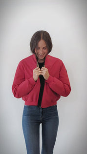Chamarra bomber para mujer con bolsillo interior Greenlander