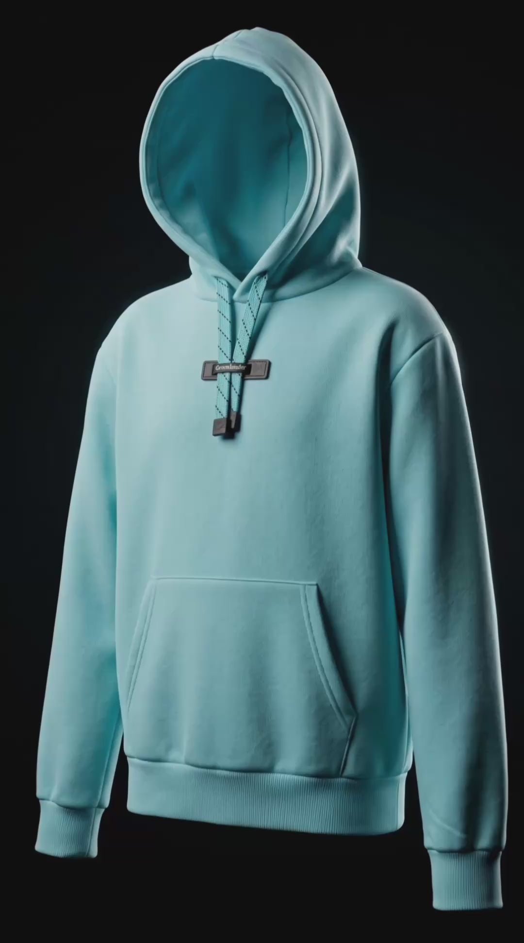 Sudadera Hoodie Unisex con Capucha, Bolsa Canguro y Estampado Trasero | Greenlander