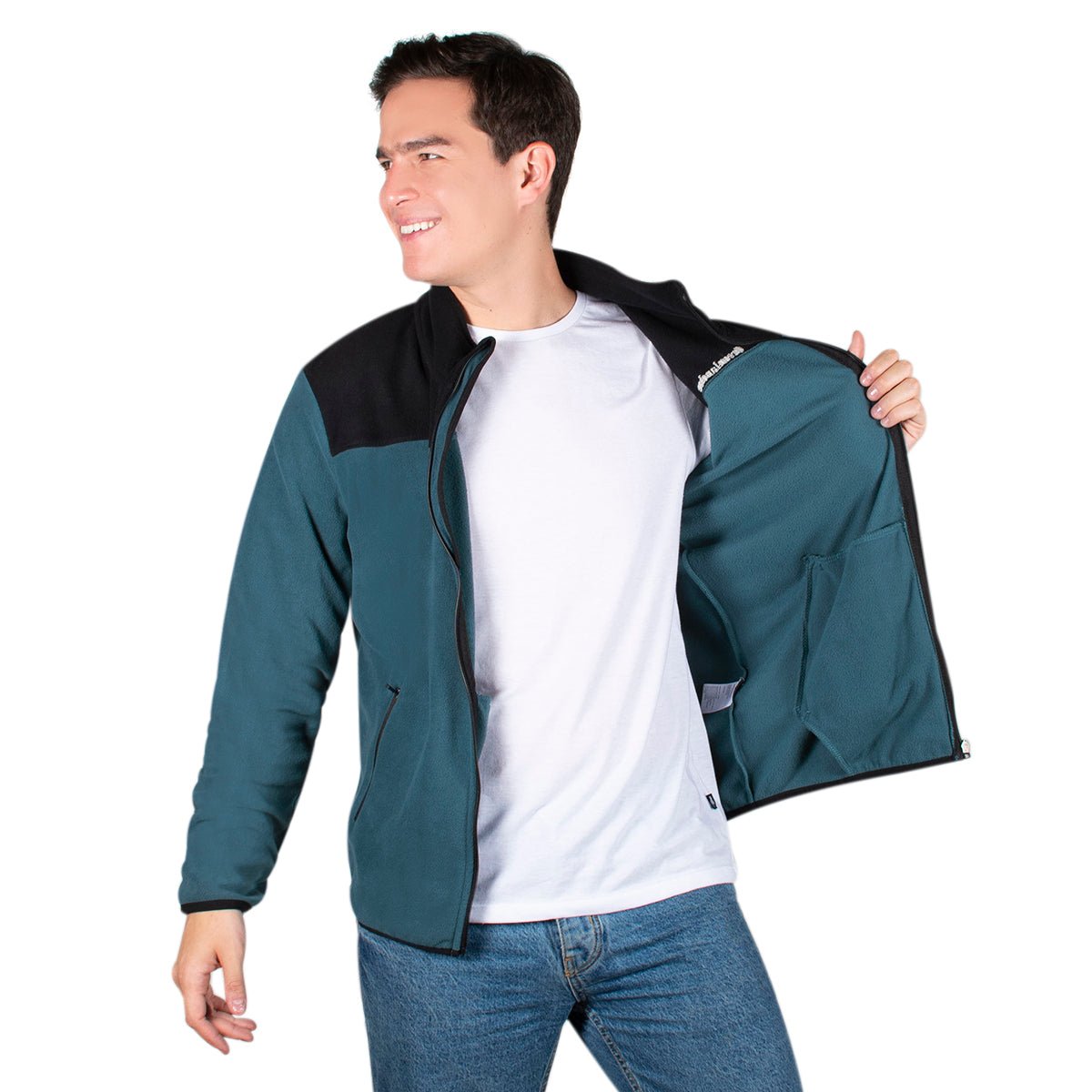 Chamarra Fleece Comfort Hombre