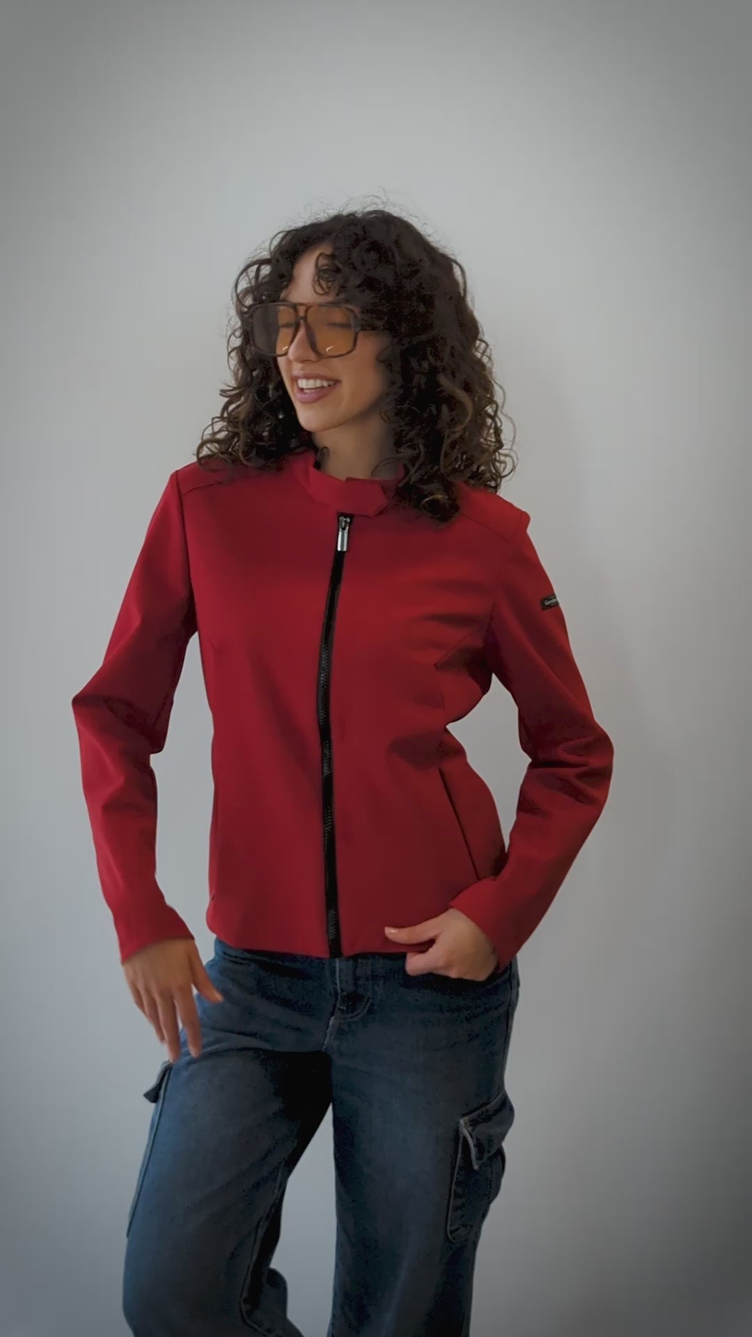 Chamarra corta para mujer con bolsas al costado Greenlander