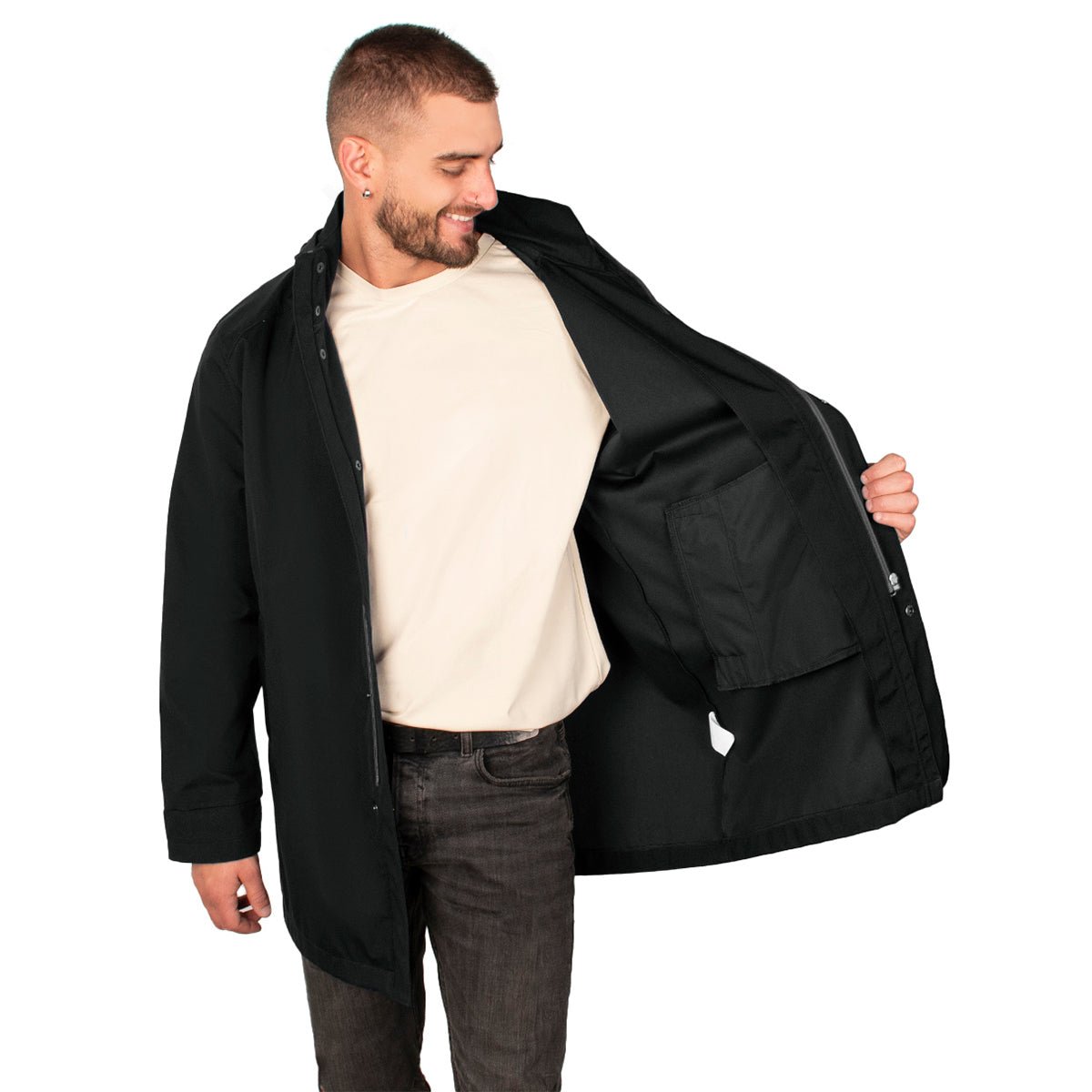 Gabardina Hombre