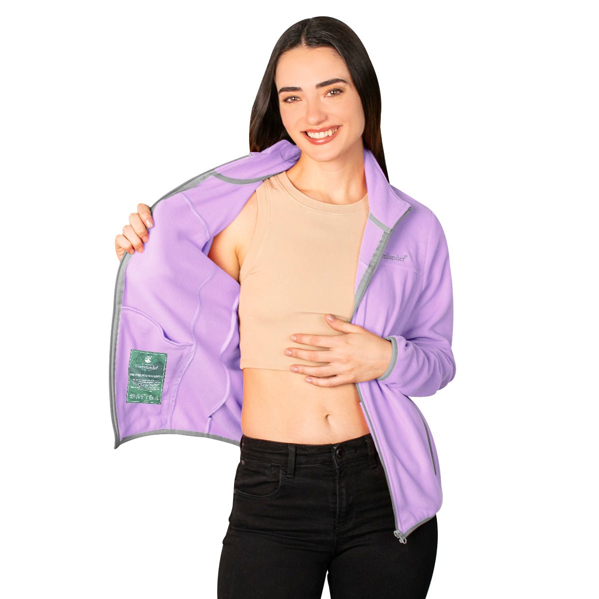 Sudadera Eco Fleece Ligero Para Mujer Greenlander