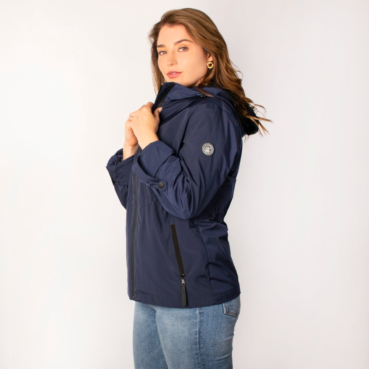 Rompevientos con Forro de Mesh y Gorro Fijo Greenlander Mujer - The Original Greenlander