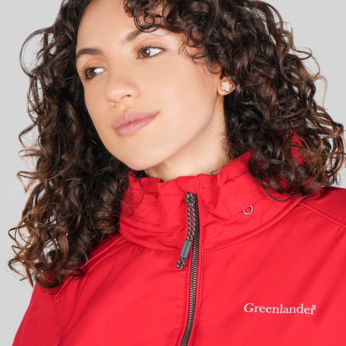 Rompevientos para mujer con bolsas al costado y capucha Greenlander - Greenlander