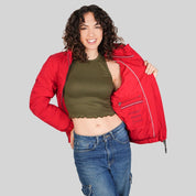 Rompevientos para mujer con bolsas al costado y capucha Greenlander - Greenlander