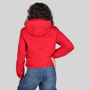 Rompevientos para mujer con bolsas al costado y capucha Greenlander - Greenlander