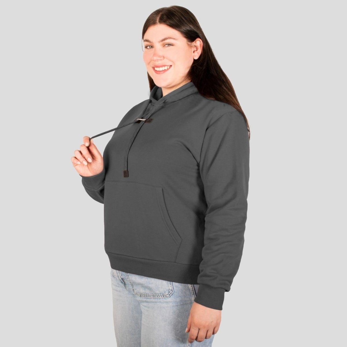 Sudadera cerrada para mujer con bolsa de canguro Greenlander - Greenlander