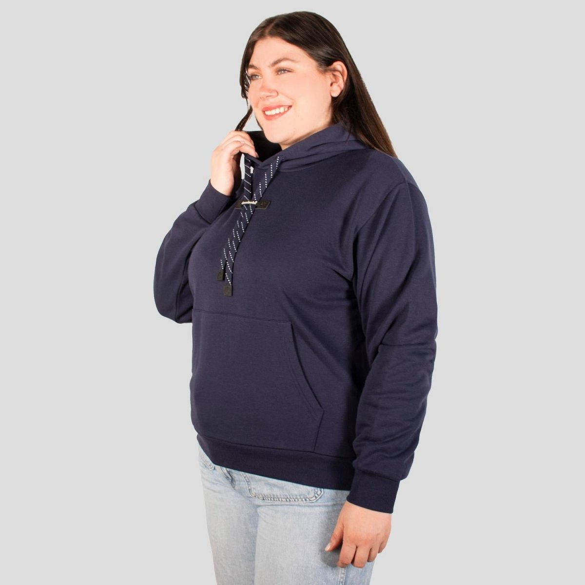 Sudadera cerrada para mujer con bolsa de canguro Greenlander - Greenlander