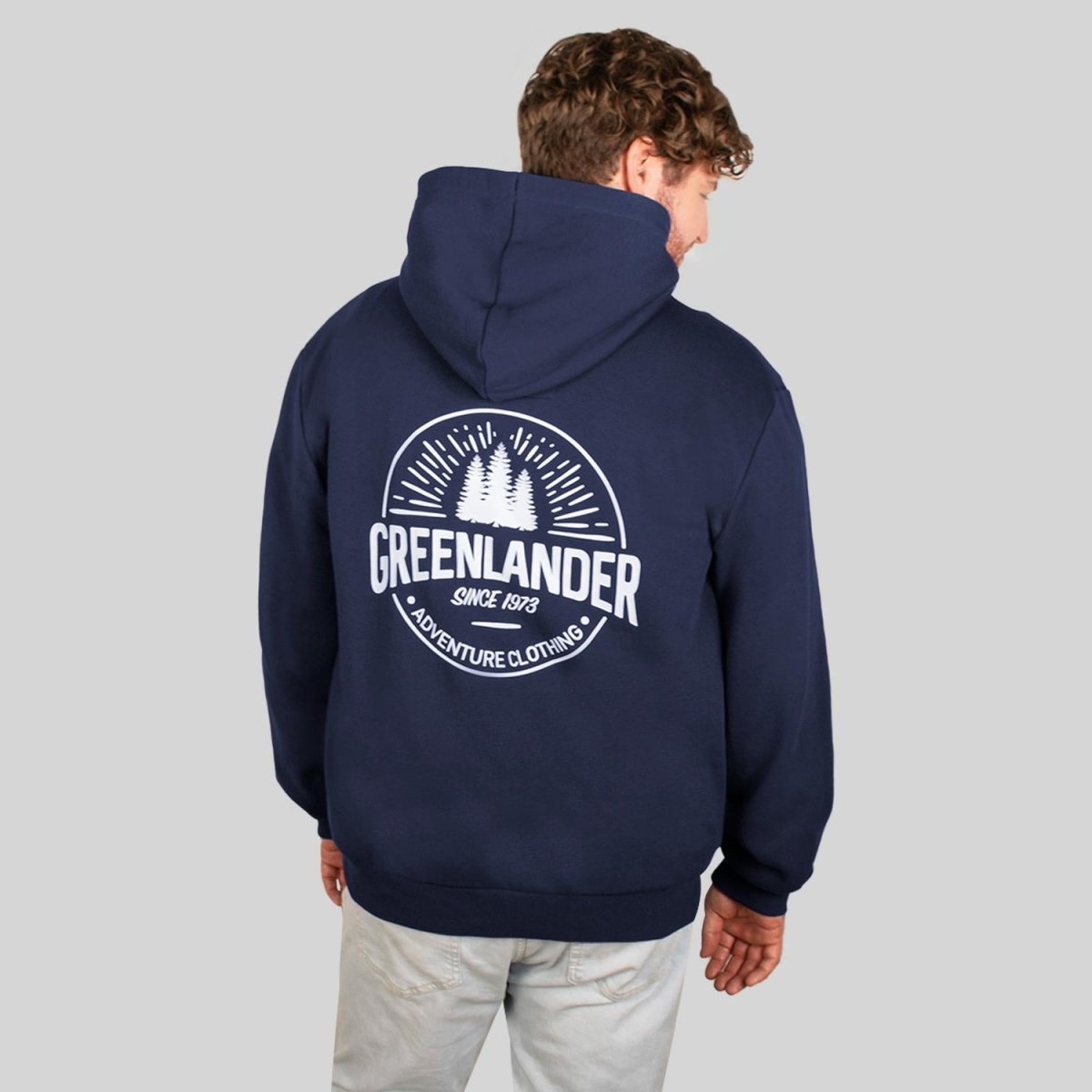 Sudadera cerrada plus size para hombre con bolsa Greenlander - Greenlander