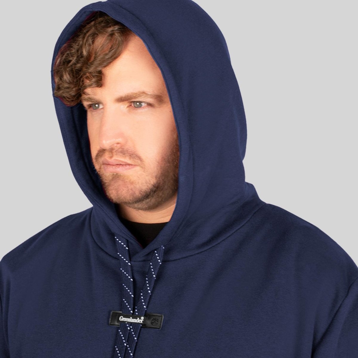 Sudadera cerrada plus size para hombre con bolsa Greenlander - Greenlander