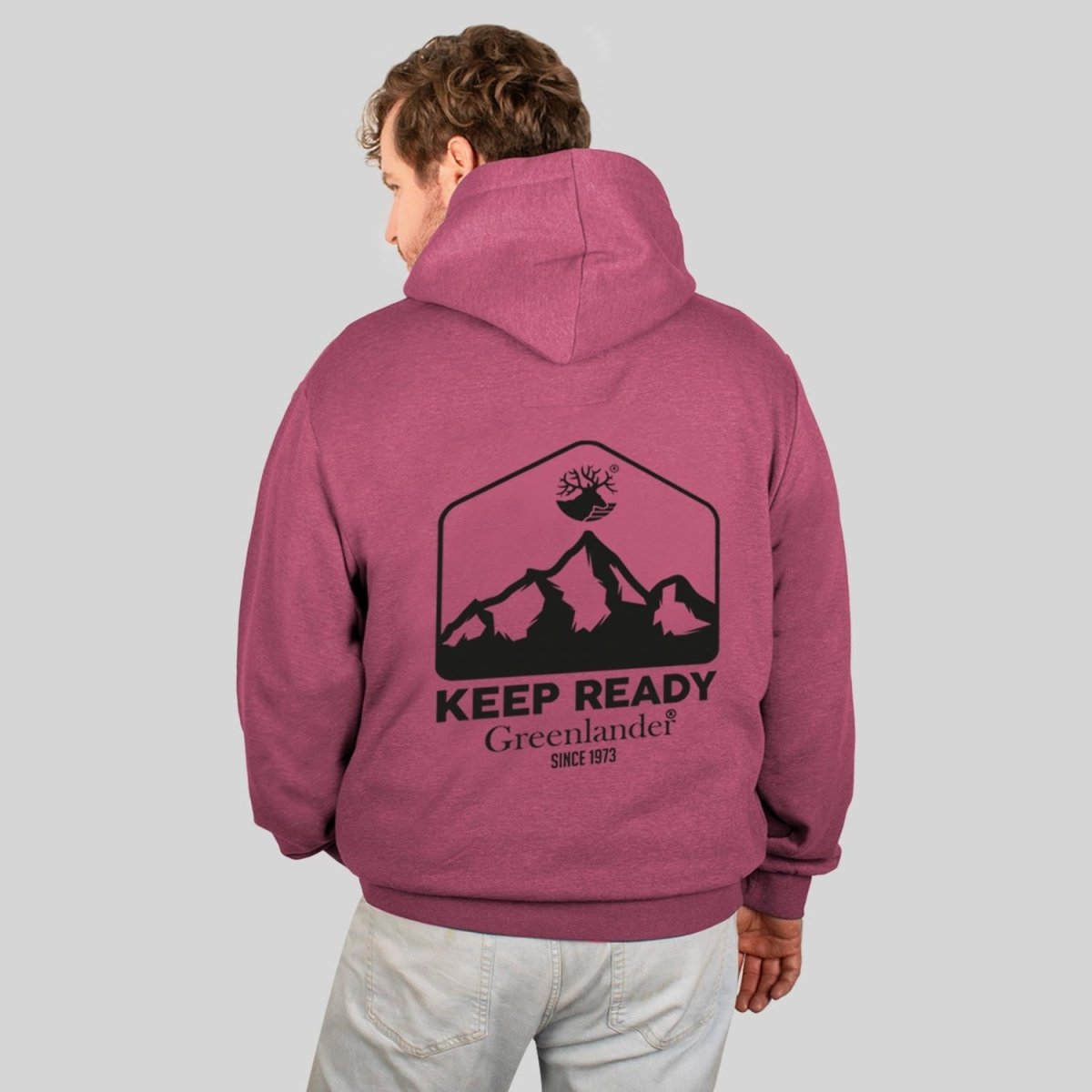 Sudadera cerrada plus size para hombre con bolsa Greenlander - Greenlander