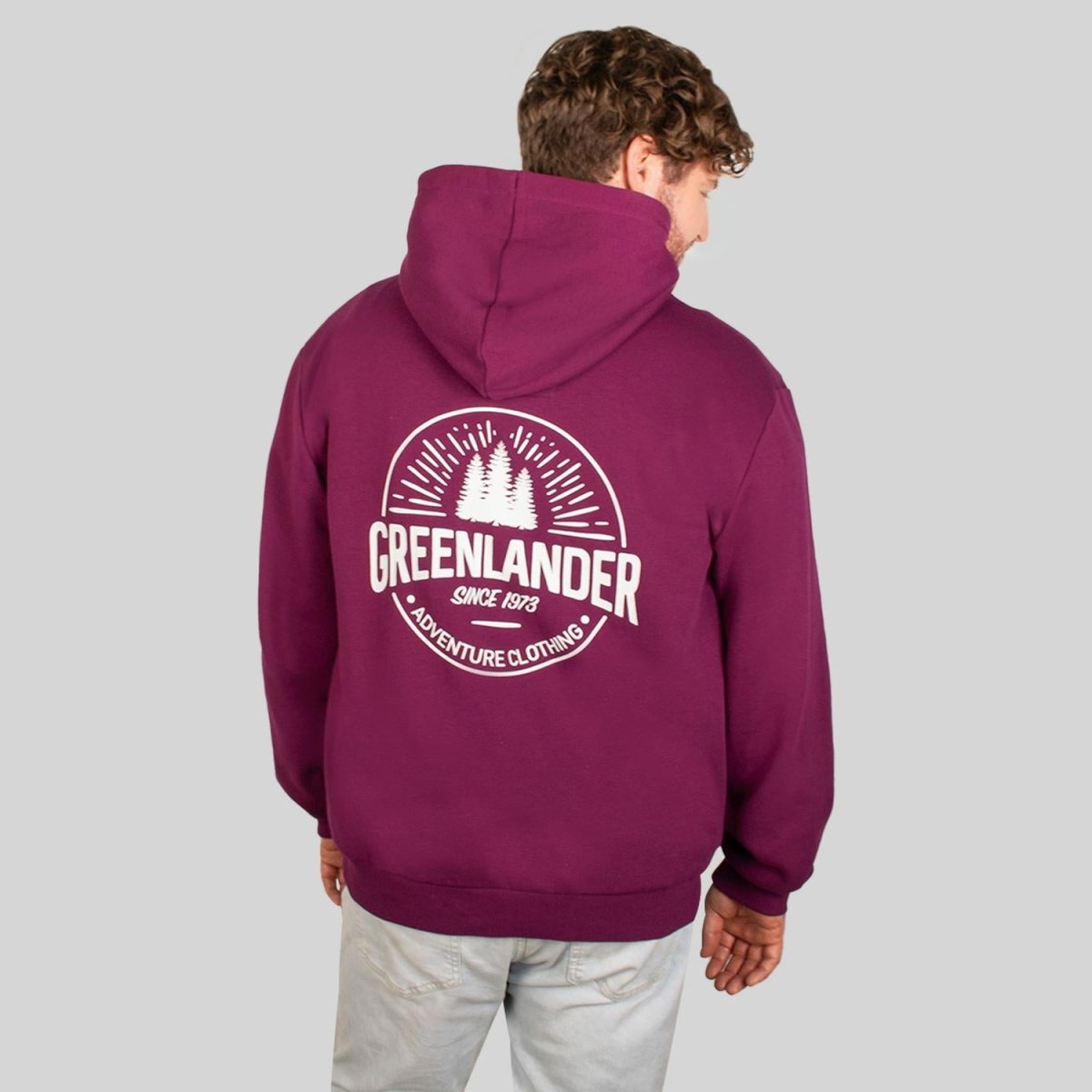 Sudadera cerrada plus size para hombre con bolsa Greenlander - Greenlander