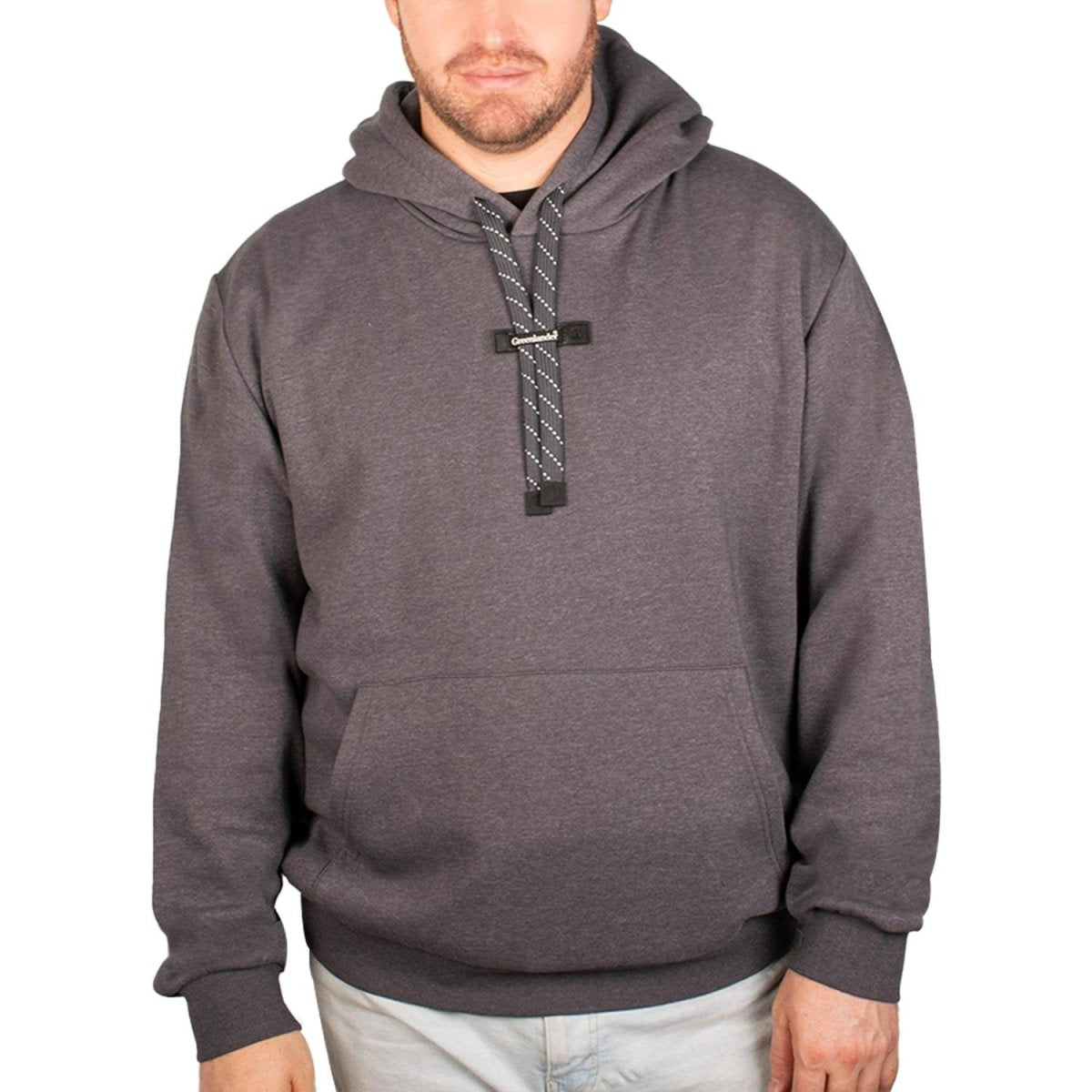 Sudadera cerrada plus size para hombre con bolsa Greenlander - Greenlander
