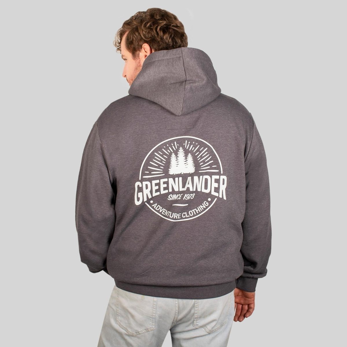 Sudadera cerrada plus size para hombre con bolsa Greenlander - Greenlander