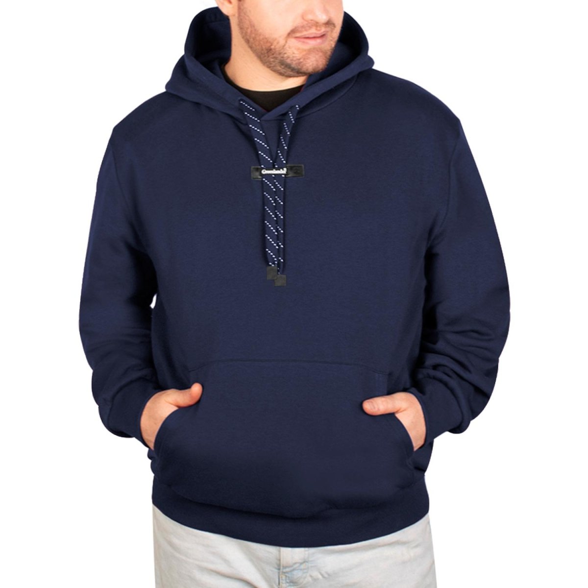 Sudadera cerrada plus size para hombre con bolsa Greenlander - Greenlander