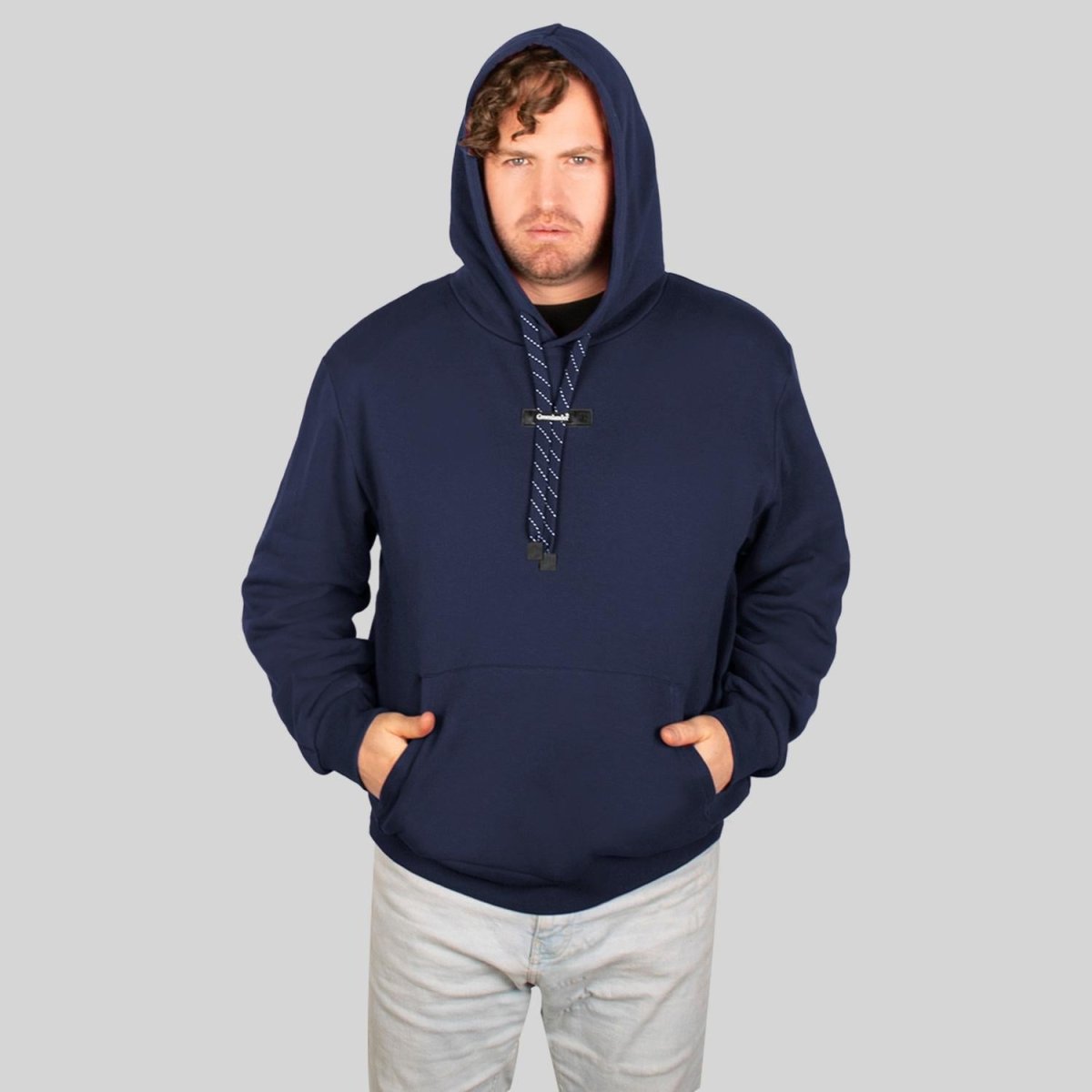 Sudadera cerrada plus size para hombre con bolsa Greenlander - Greenlander