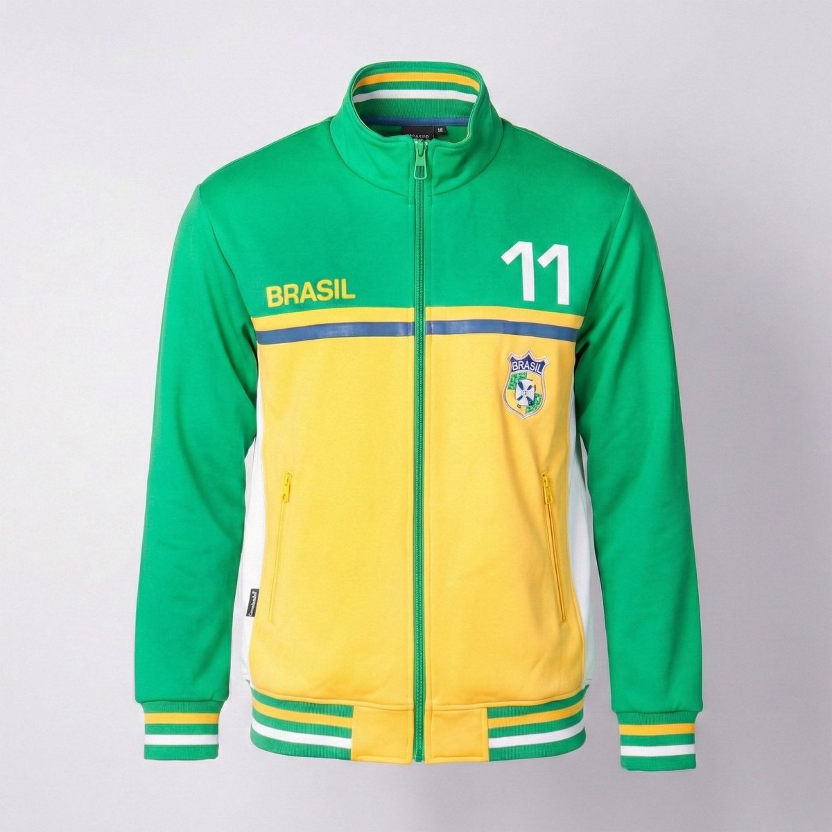 Sudadera de Brasil para niños Unisex con bolsillos - Greenlander